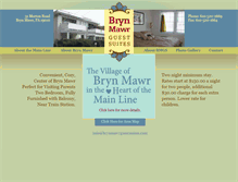 Tablet Screenshot of brynmawrguestsuites.com